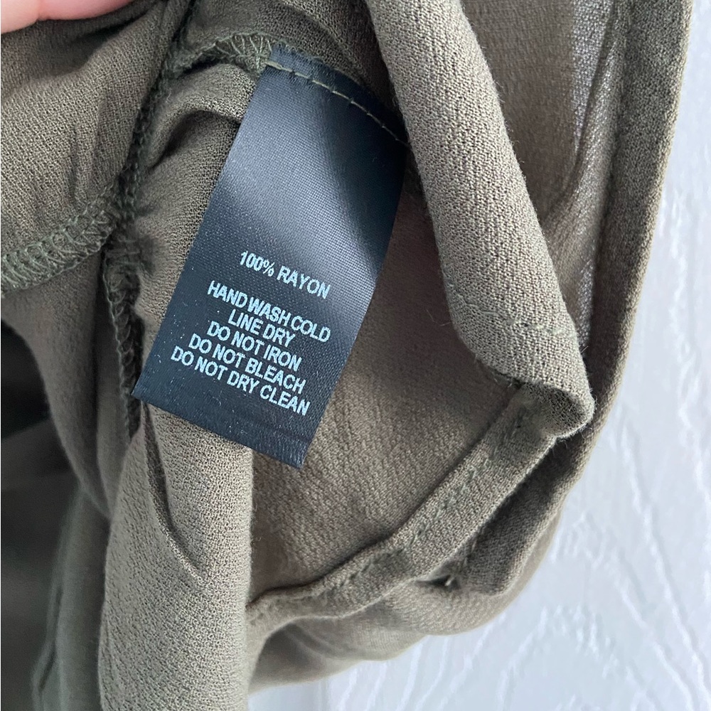Lulus San Simeon Olive Green Cropped Tank Top - Picture 8 of 8